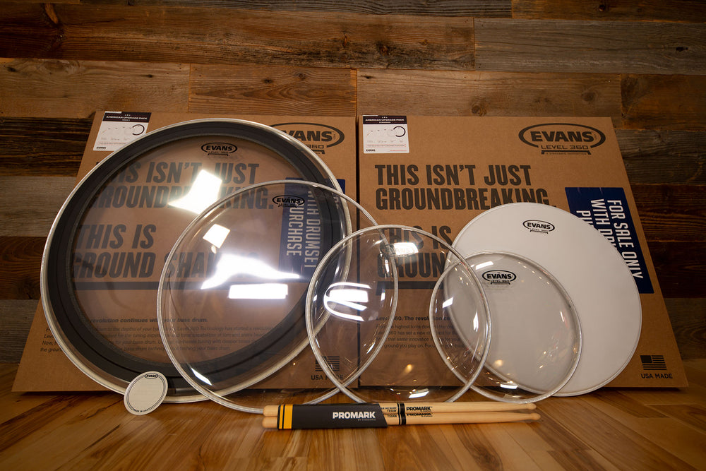 evans drum skins