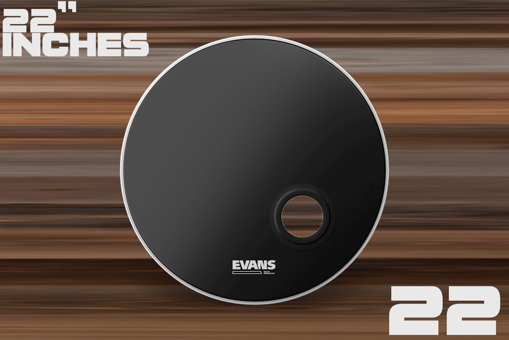 evans emad resonant bass drum head