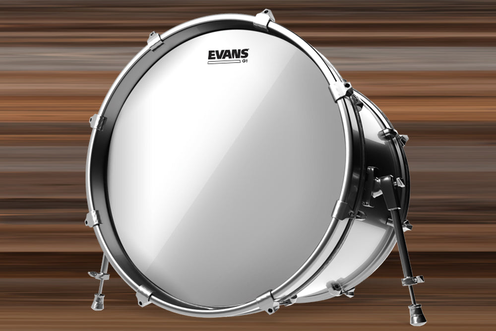 EVANS G1 CLEAR BASS BATTER / RESONANT 