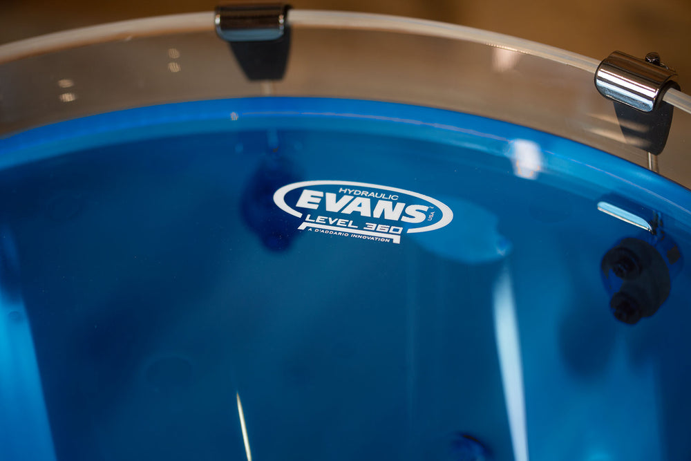 evans blue drum heads