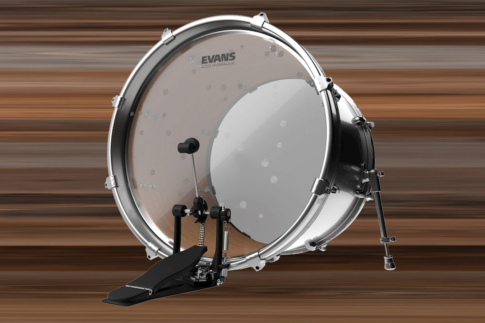 evans hydraulic glass drum heads