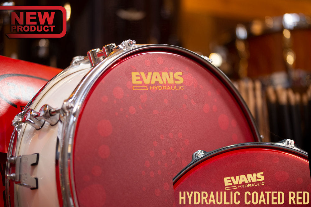 evans red hydraulic drum heads