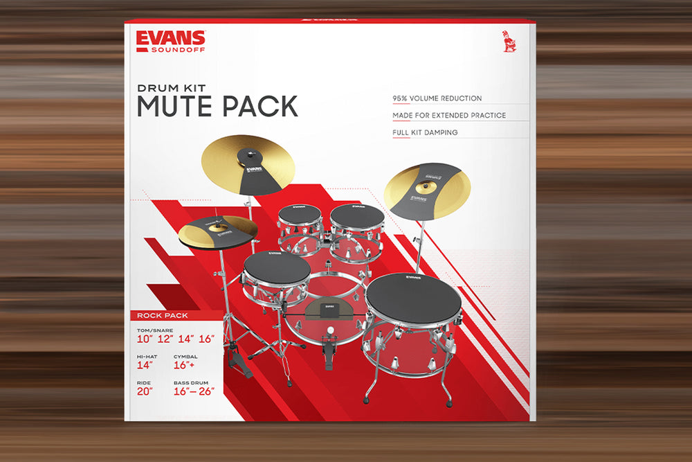 evans full drum set