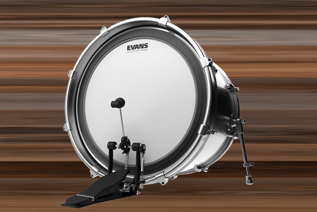 EVANS UV EMAD BASS DRUM HEAD (SIZES 16 