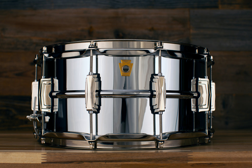 Ludwig LB402BT クロームオーバーブラス スネアドラム 楽器/器材