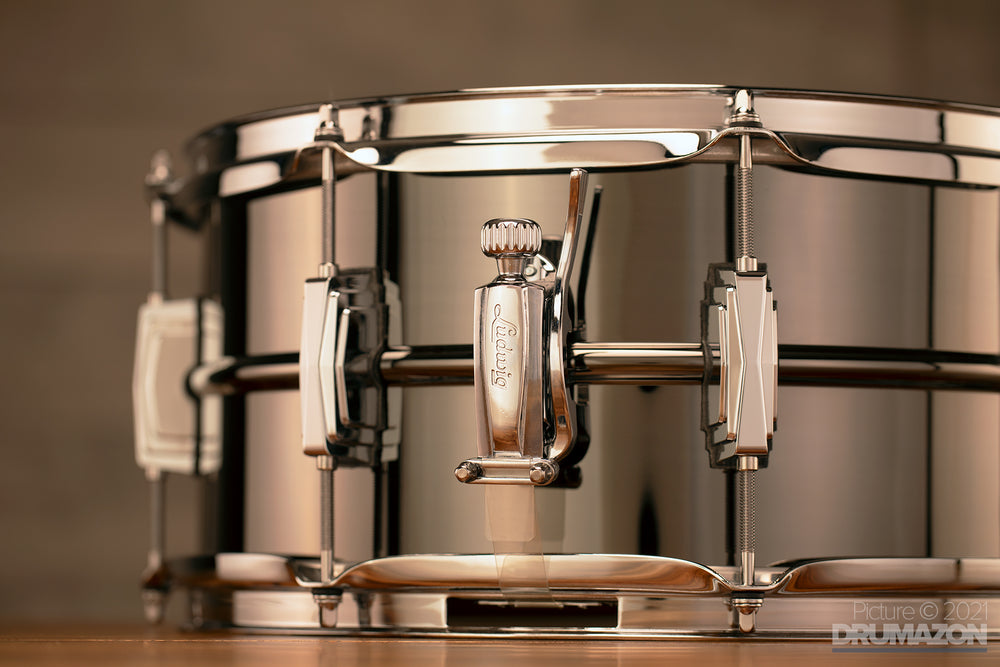 Ludwig 6.5x14 8-Lug Black Beauty Snare Drum 並行輸入品 | www