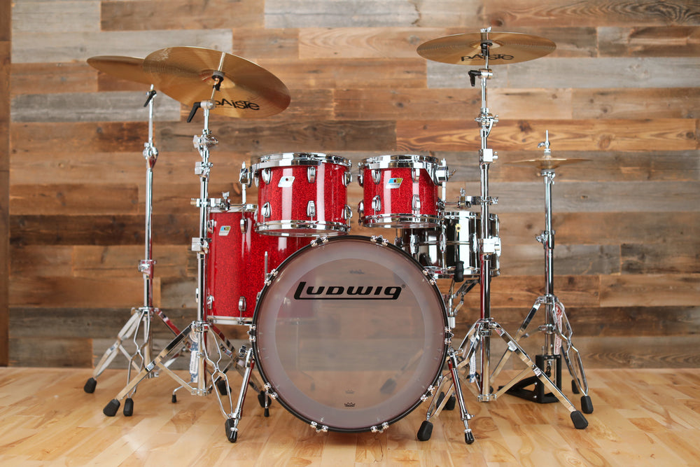 ludwig red vistalite