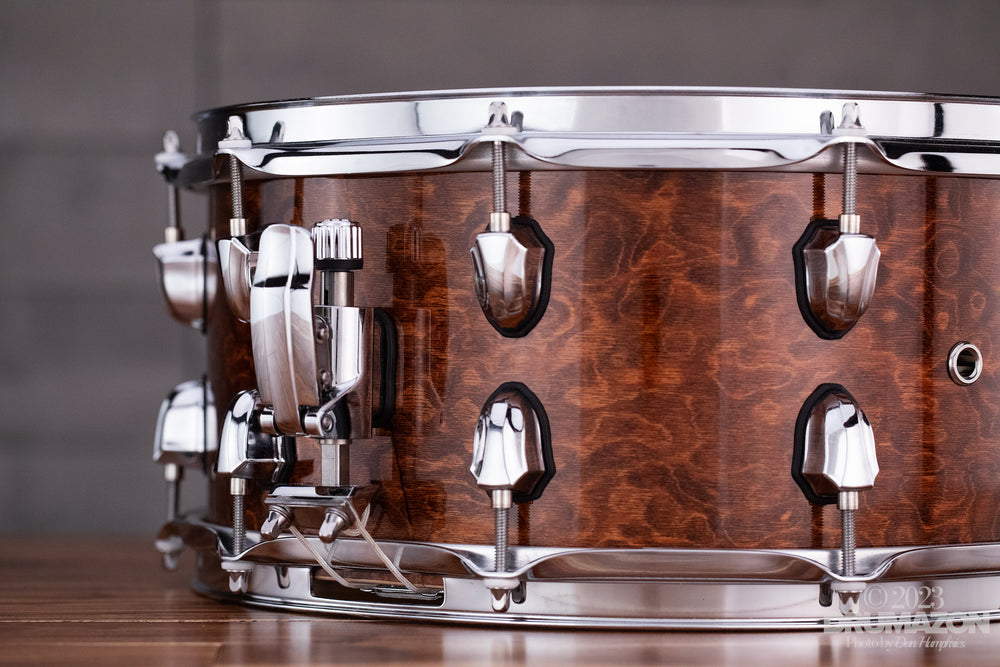 MAPEX SATURN 14 X 6.5 LTD-ED 30TH ANNIVERSARY SNARE DRUM, WALNUT