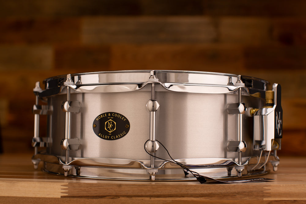 NOBLE & COOLEY 14 X 4.75 ALLOY RAW CAST ALUMINIUM SNARE DRUM