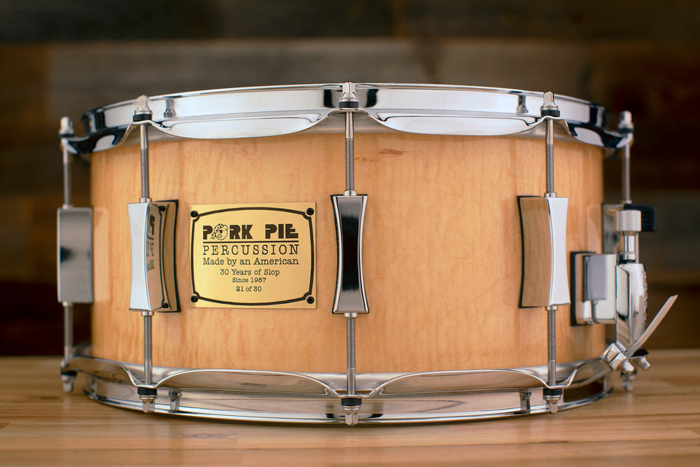 Pork Pie × イケベ楽器 ウォルナット スネアドラム 6.5 x14-