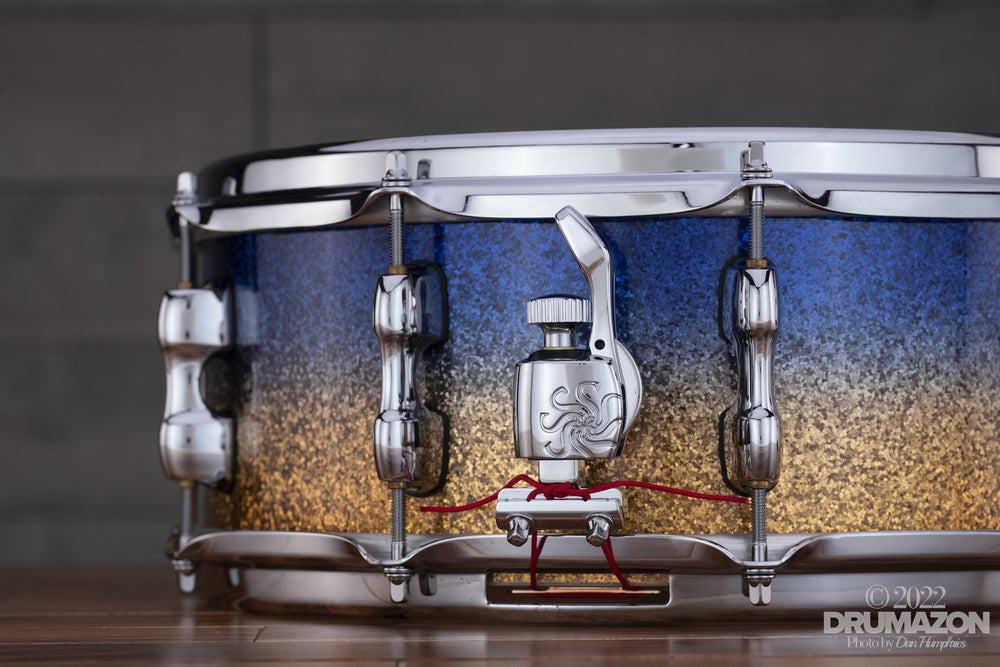 SAKAE OSAKA HERITAGE 14 X 5.5 EVOLVED MAPLE SNARE DRUM, LAZURITE