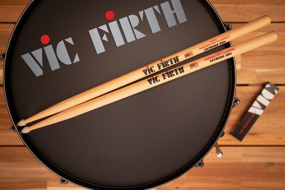 vic firth drum stick size chart