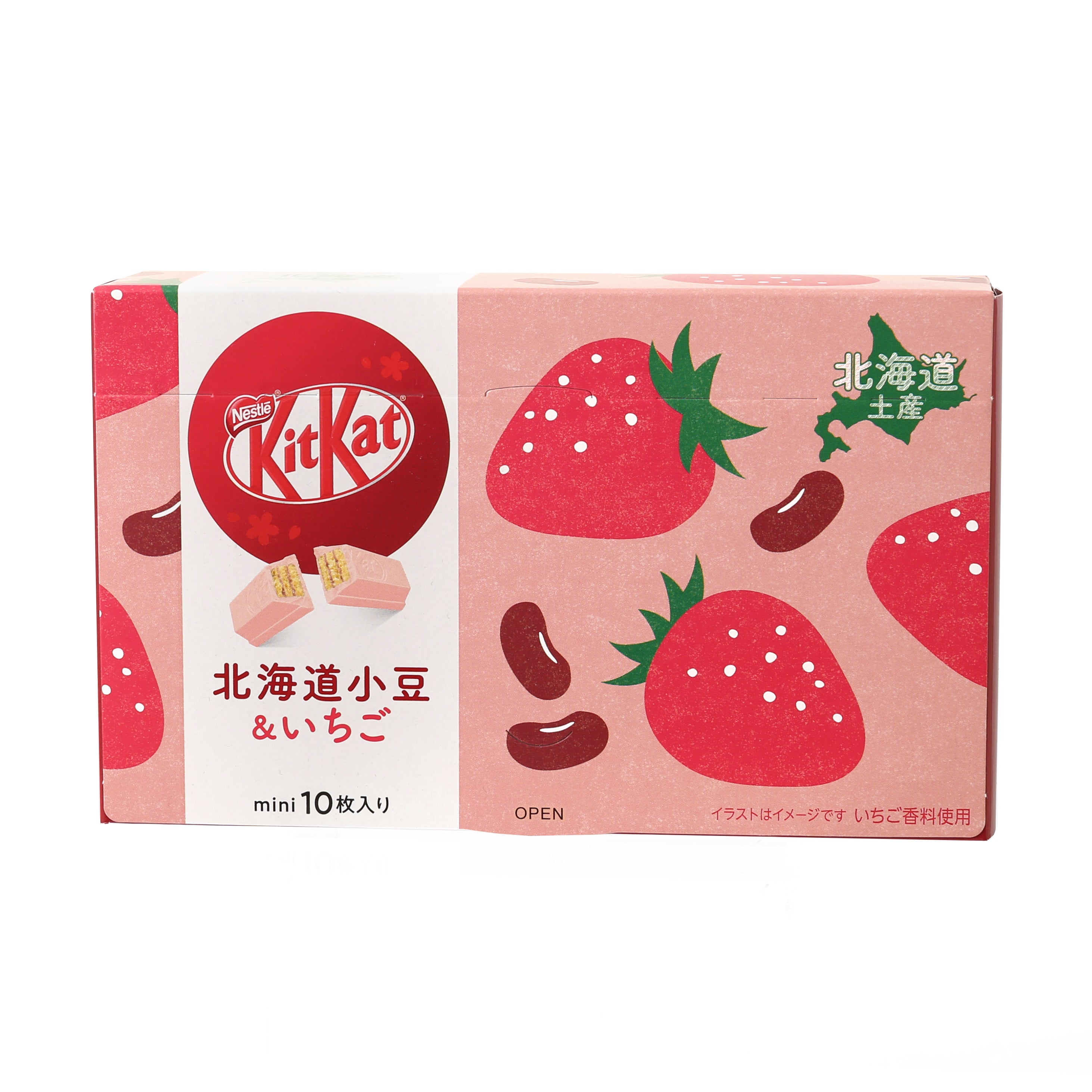 KIT KAT Japanese Mochi & Strawberry Daifuku in White Chocolate