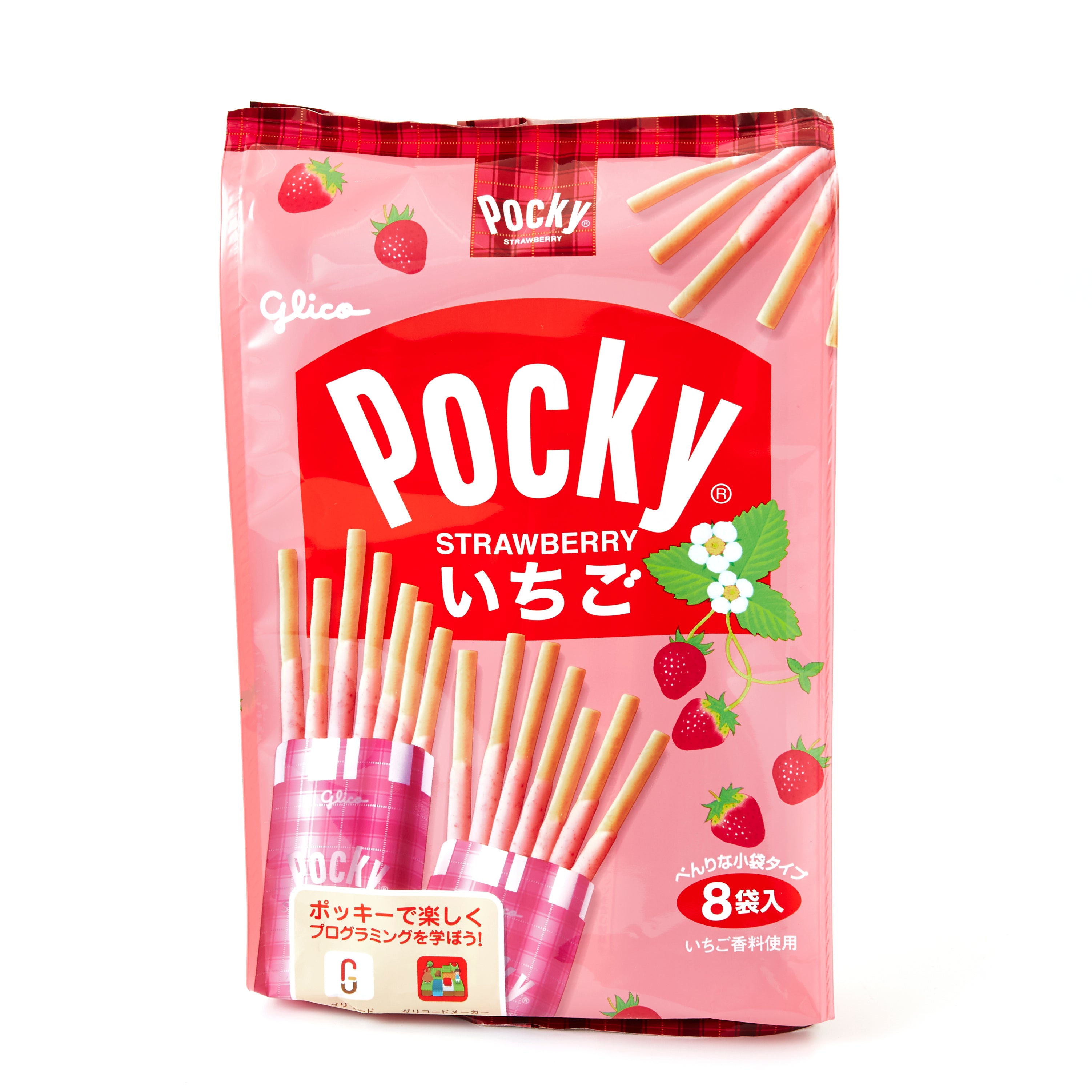 Pocky Strawberry 8 Pack | Mini Mart | TokyoTreat