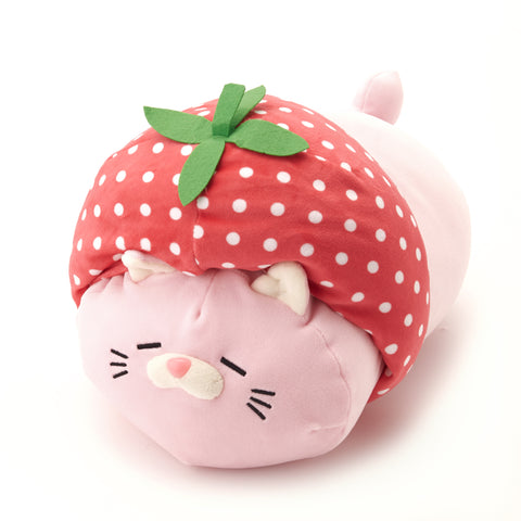 strawberry cat stuffed animal