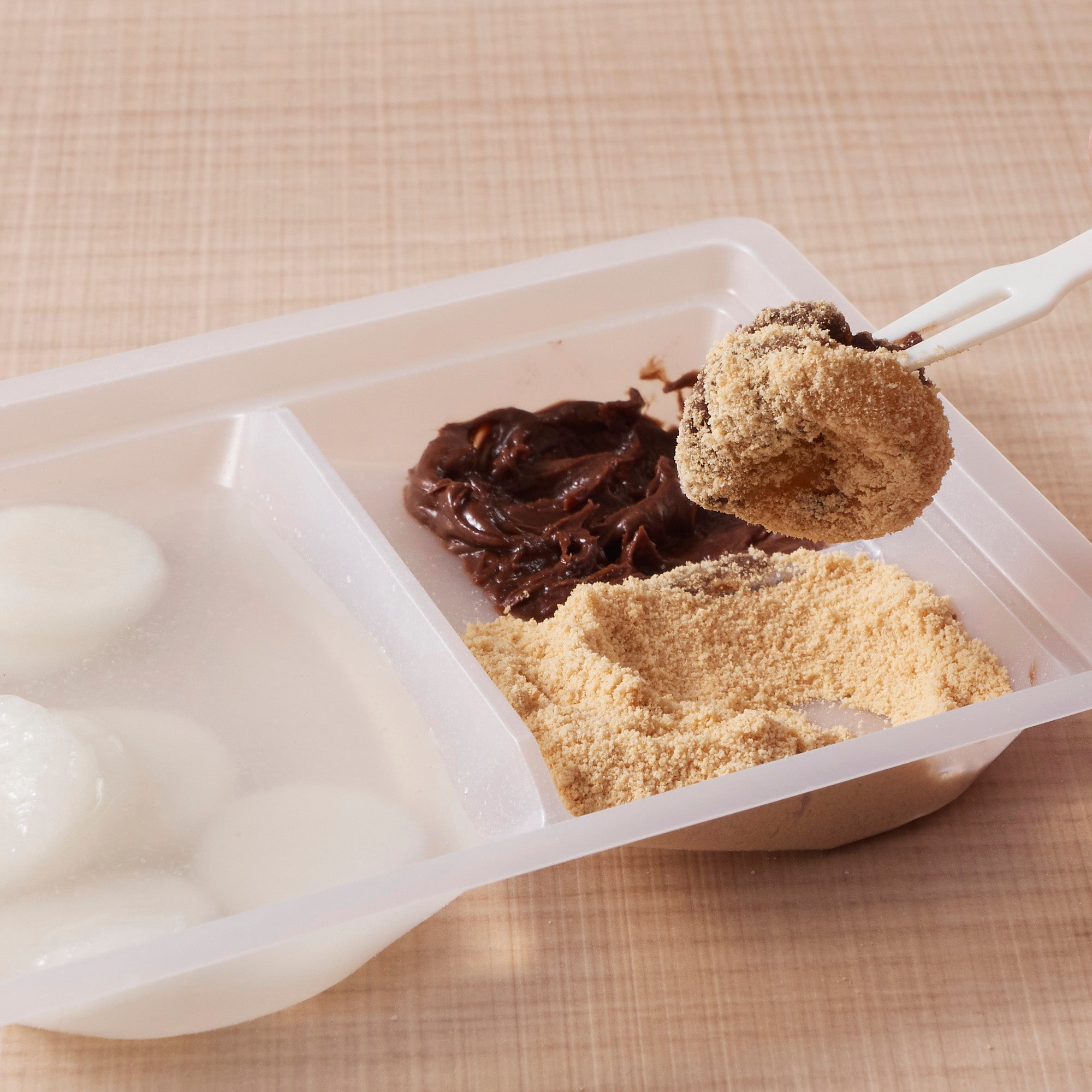 Chocolate Kinako Mochi DIY Kit, Mini Mart