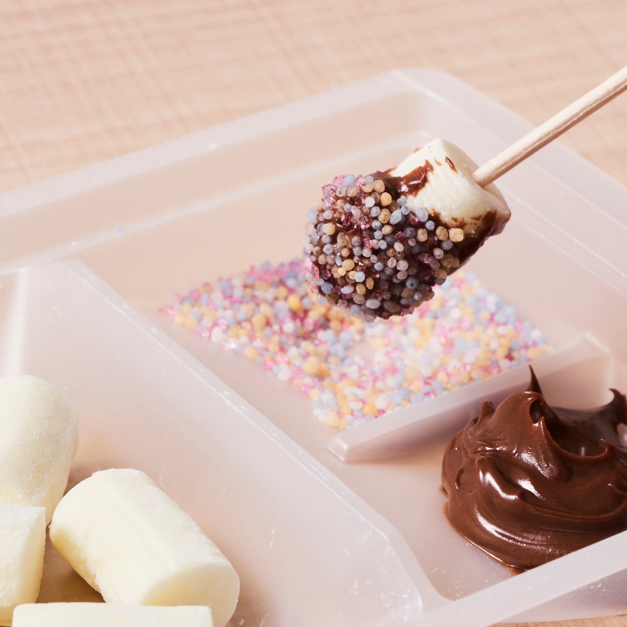 Chocolate Kinako Mochi DIY Kit, Mini Mart