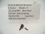 K1781 Smith & Wesson K Frame Model 17 Cylinder Stop & Spring Used Part .22 LR