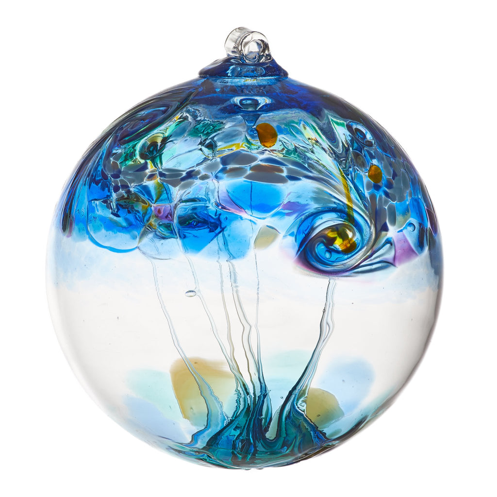 het doel Typisch Jasje Hand Blown Glass Ornament Globe Elements Collection Water Orb Ball by –  TheDepot.LakeviewOhio