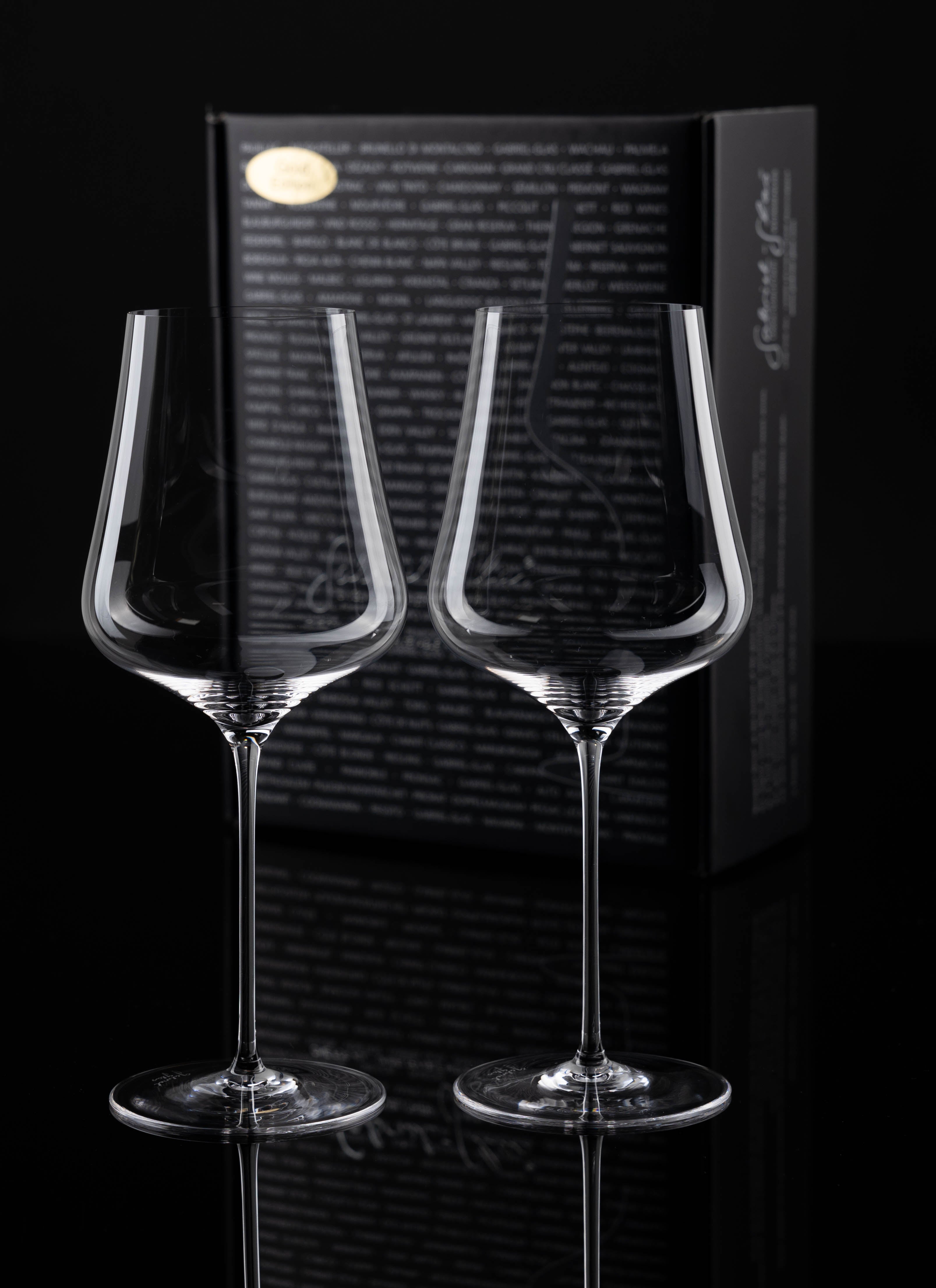 Gabriel-Glas, Austrian Lead-Free Crystal Wine Glasses, Standart Edition, Gift Box, Set of 2