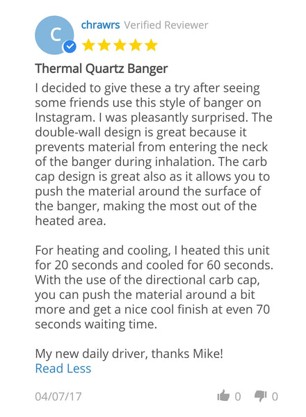 Thermal Quartz Banger Review