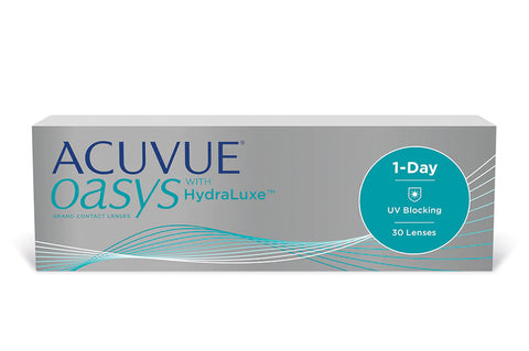 Acuvue Oasys with Hydraluxe Contact Lenses.