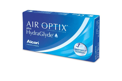 AIR OPTIX plus HydraGlyde Contact Lenses.