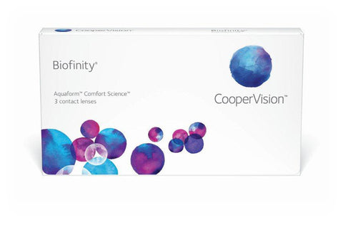 Biofinity 3 Pack Contact Lenses.