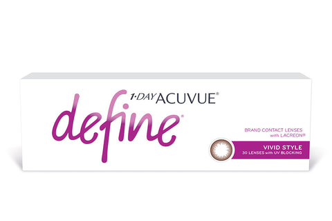 1 DAY ACUVUE DEFINE Contact Lenses.