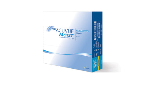 1 DAY ACUVUE MOIST 90 Pack Contact Lenses.