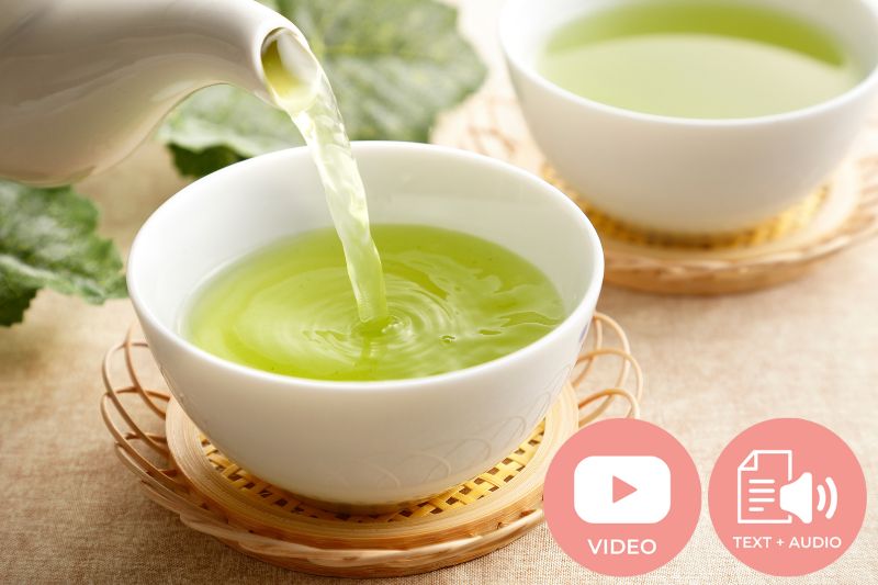 green tea cup