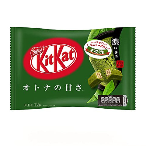 New Kit kat chocolate Matcha dark green tea 12 bars Japan import