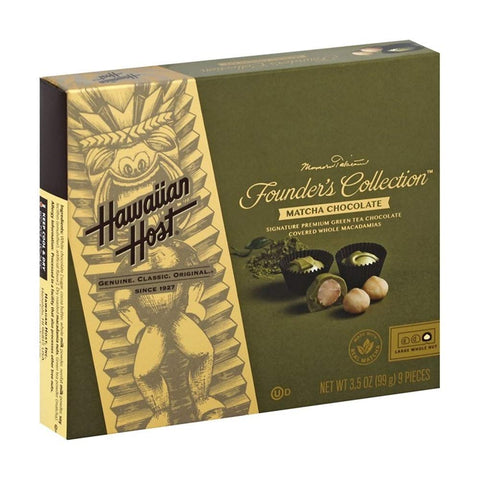 Hawaiian Host Matcha Green Tea Chocolate Covered Macadamias