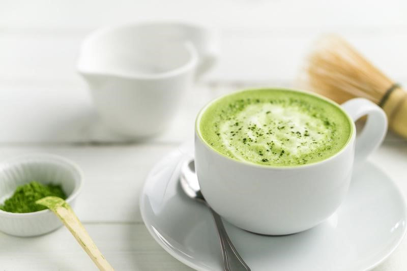 Cup of Hot Matcha Green Tea