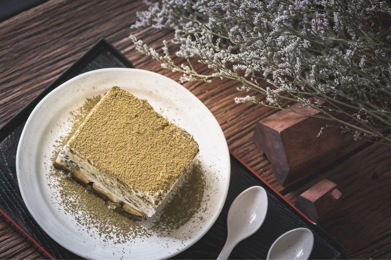 hojicha dessert