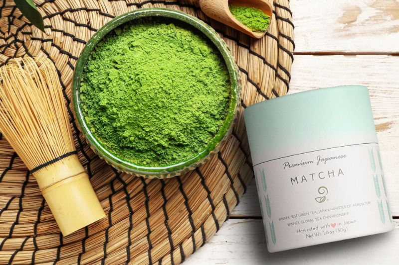 Matcha with the new packaging