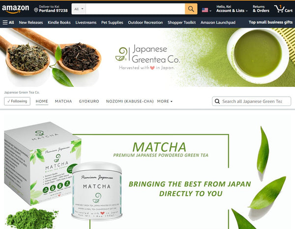 Japanese Green Tea on Amazon