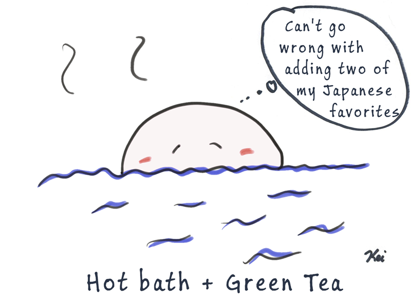 Japanese Bath and Green Tea