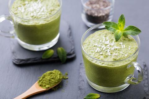 Green Tea Pudding