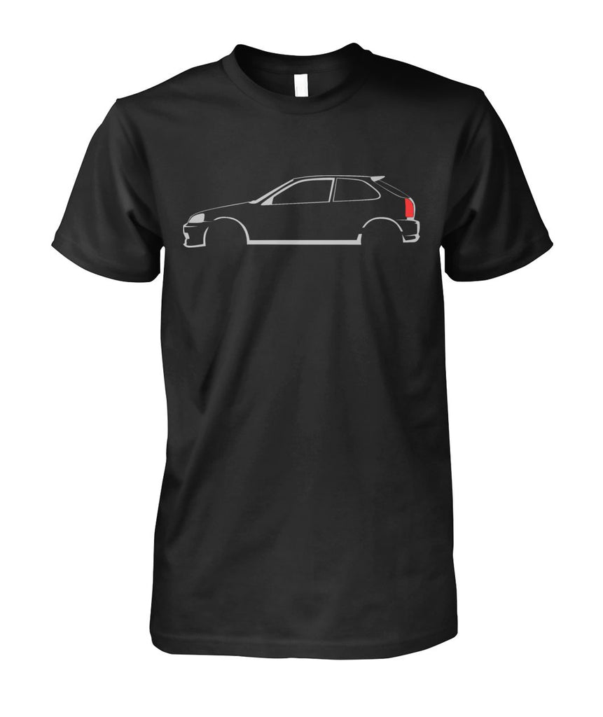 Opera Mount Bank Marxistisch Honda Civic Eg inspired Outline T-shirt design – NiKoCarbonWorks