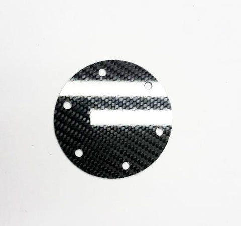 Download CARBON FIBER ROUND Glossy Steering Wheel Horn Button Cover Plate NO Bu - NiKoCarbonWorks