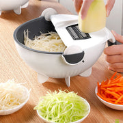 Multi-Function 2 In 1 Vegetable Cutter with Basket