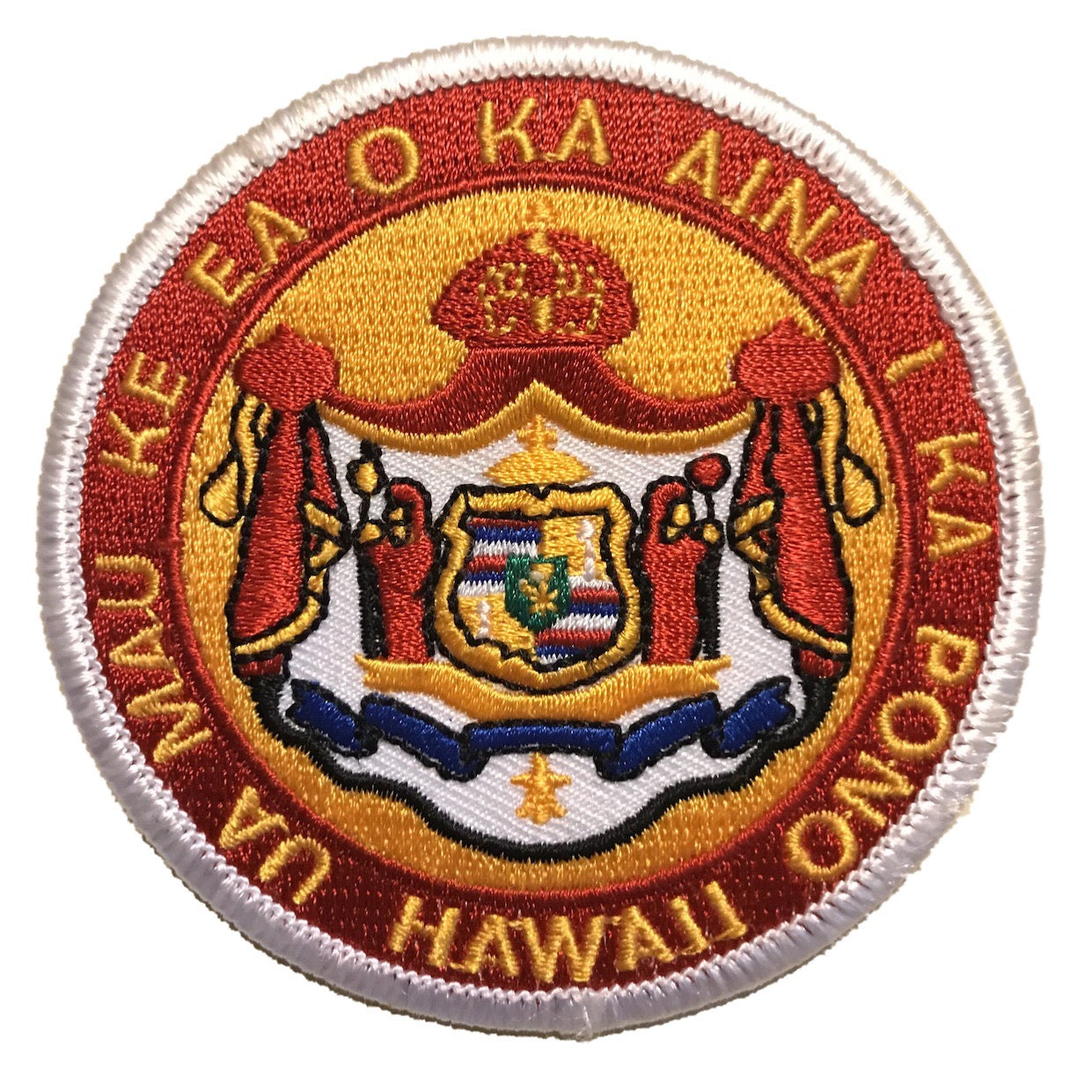 Hibred Hawaiian Coat of Arms Embroidered Iron-On Patch – We Are Hawaii