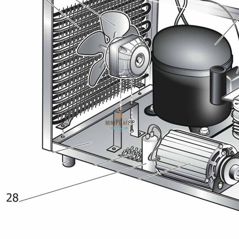 Capacitor for Musso Fiume Giardino Ice Cream Machine