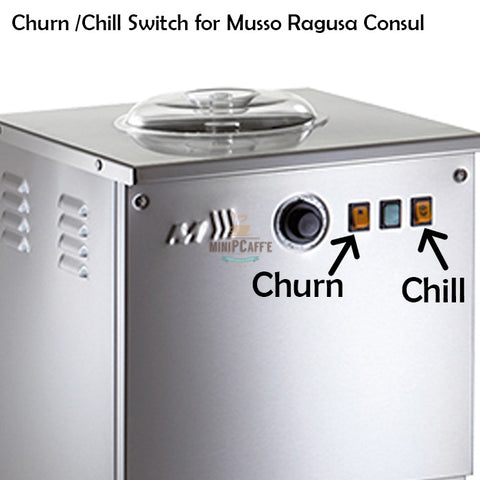 Churn / Chill Switch for Musso Ragusa Consul Ice Cream Machine