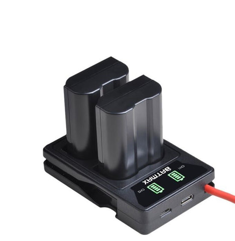 2/4 EN-EL15c Battery Pack and Dual USB Charger For Nikon Cameras