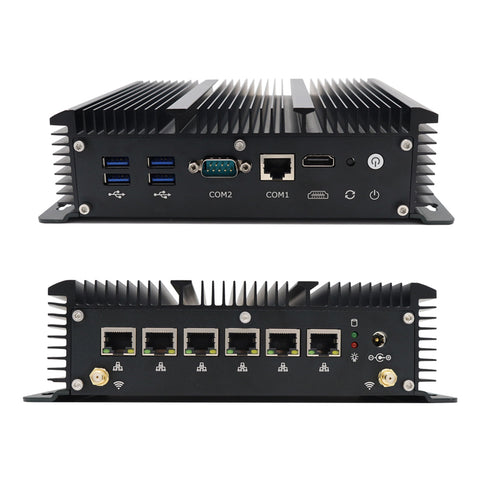 Mini PC Computer Intel Core i5 7267U 3.10GHz With 6 LAN Ports For Pfsense Router