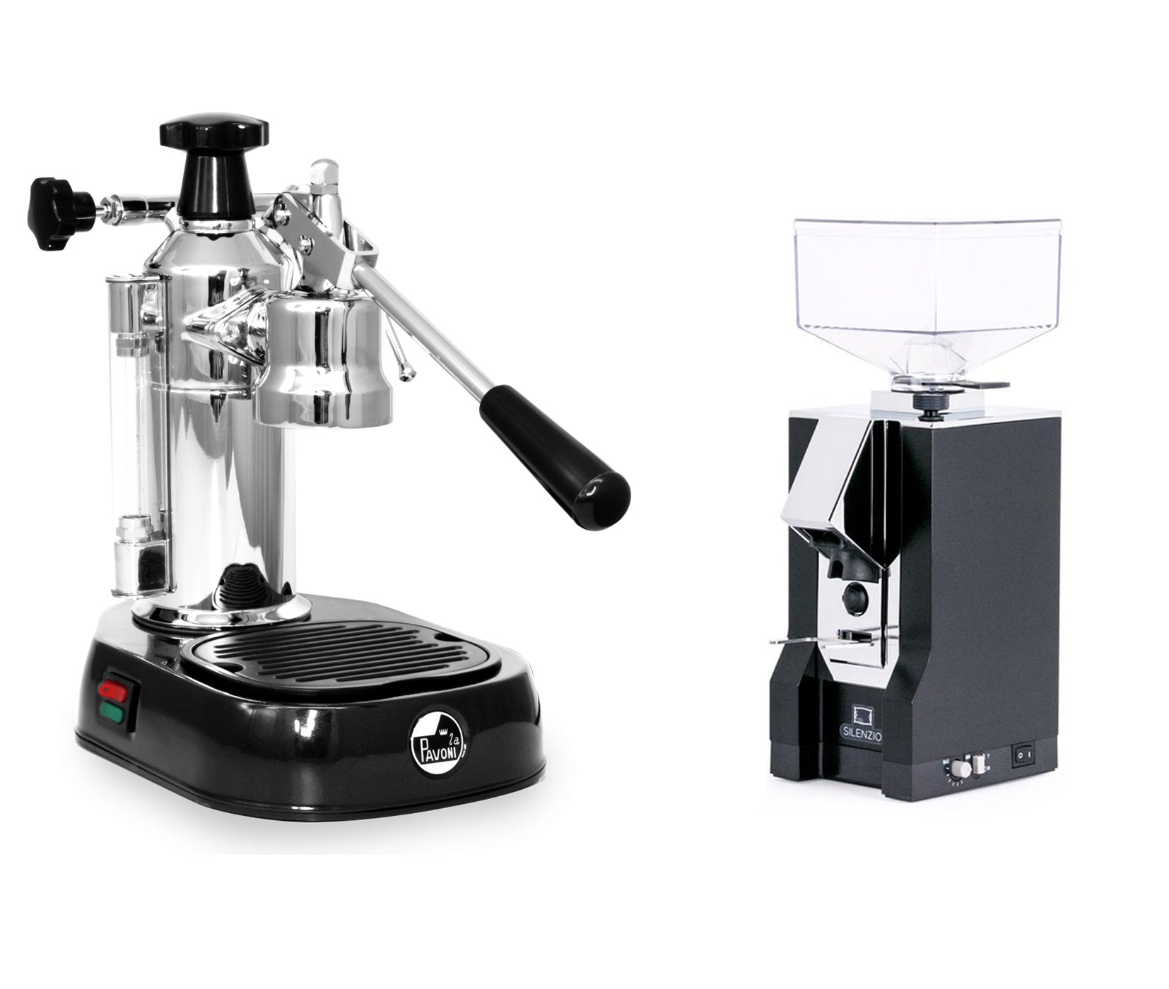 La Pavoni EN Europiccola Lever Espresso Machine & Eureka ...