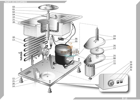 Paddle for Musso Pola Stella Ice Cream Machine