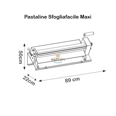 Pastaline Sfogliafacile Maxi Manual Dough Sheeter